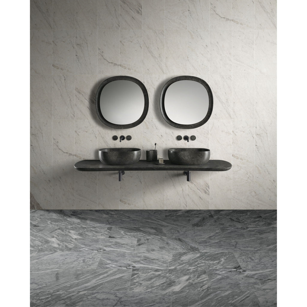 Textured 3D Decorative Tiles with Polished Marble Surface - Yellow, Gray, or White
