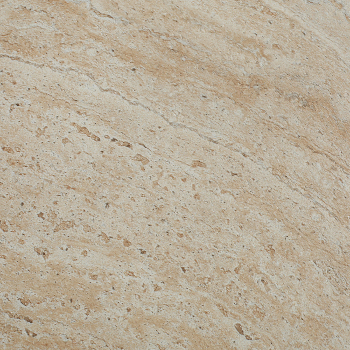 Outdoor Travertine Concrete Side Table with Durable Construction - Concrete