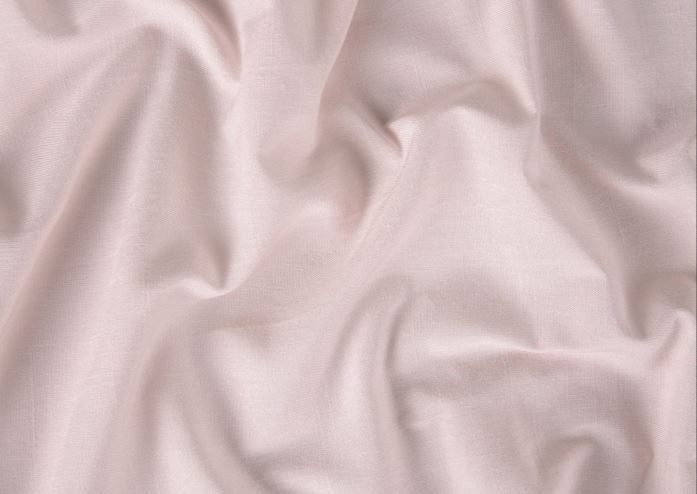Hyper-Linen Crib Sheet with Powerband Fit - Light Pink