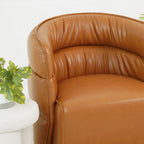 Walden Stylish Swivel Chair with Integrated Armrests - Multiple Colors