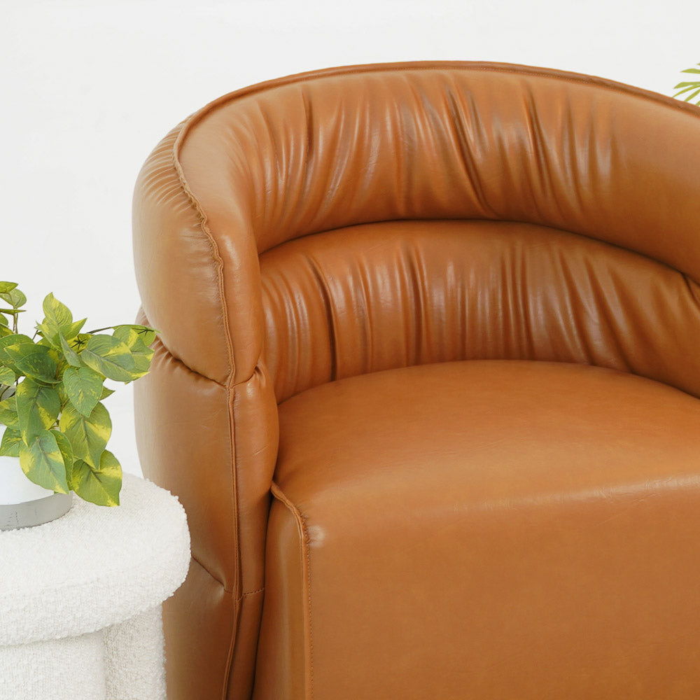 Walden Stylish Swivel Chair with Integrated Armrests - Multiple Colors