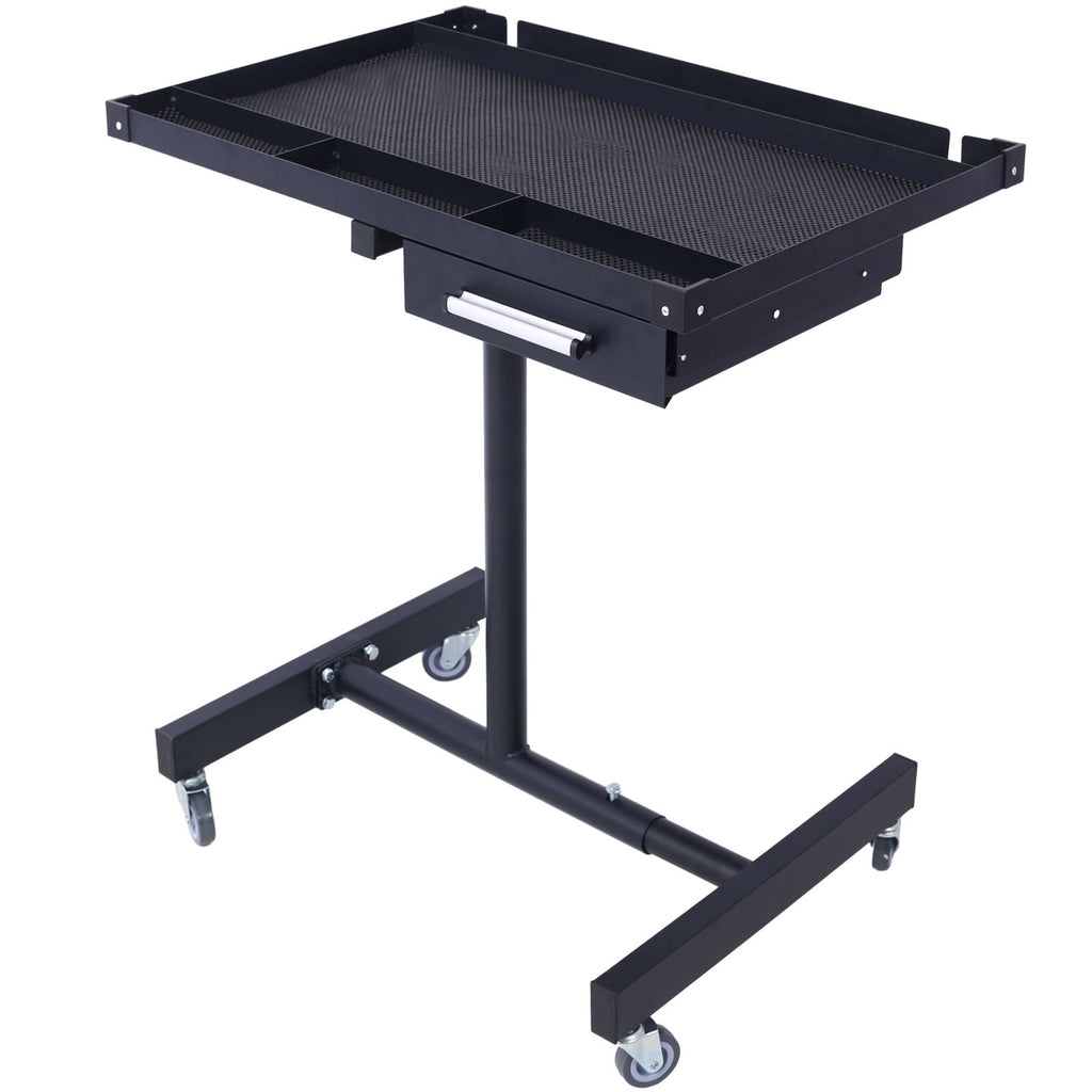 Adjustable Tear Down Work Table With Drawer