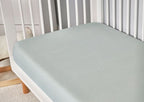 Light Green Cooling Crib Sheet with Powerband® Secure Fit