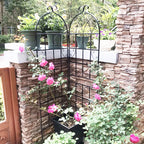 Metal Garden Rustproof Trellis for Climbing Plants – Outdoor Flower Support