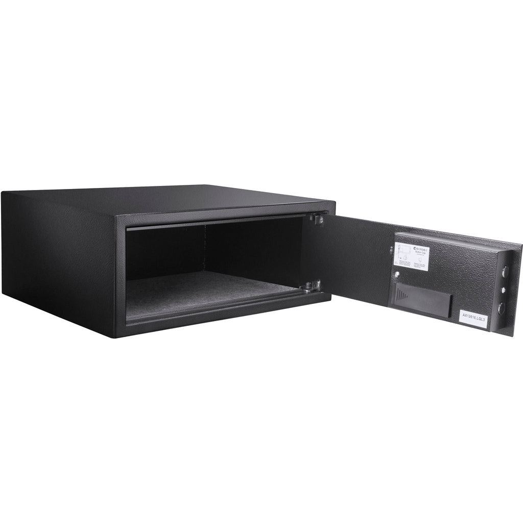 Digital Keypad Cabinet Safe with Programmable Access - Black