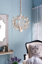 6 Light Chandelier with Adjustable Chain