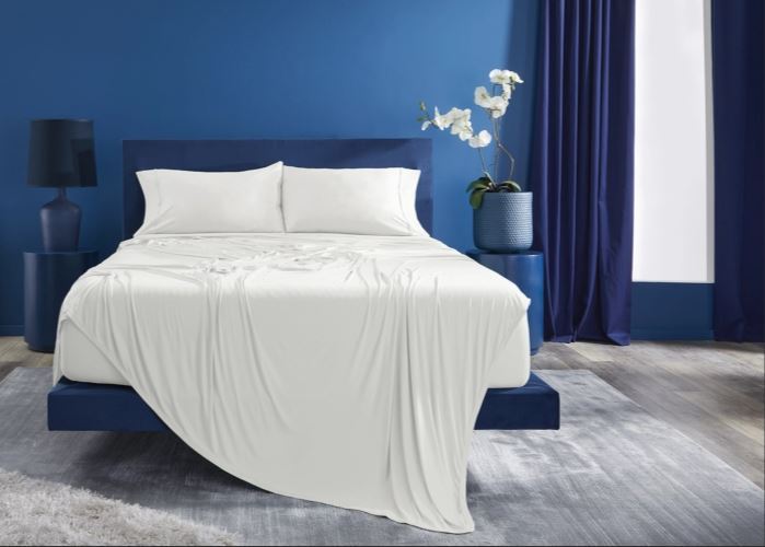 Ver-Tex King Pillowcase Set with Cooling Stretch Fabric - Bright White