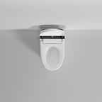 Modern Smart Toilet with Built-In Bidet and Advanced Features - White