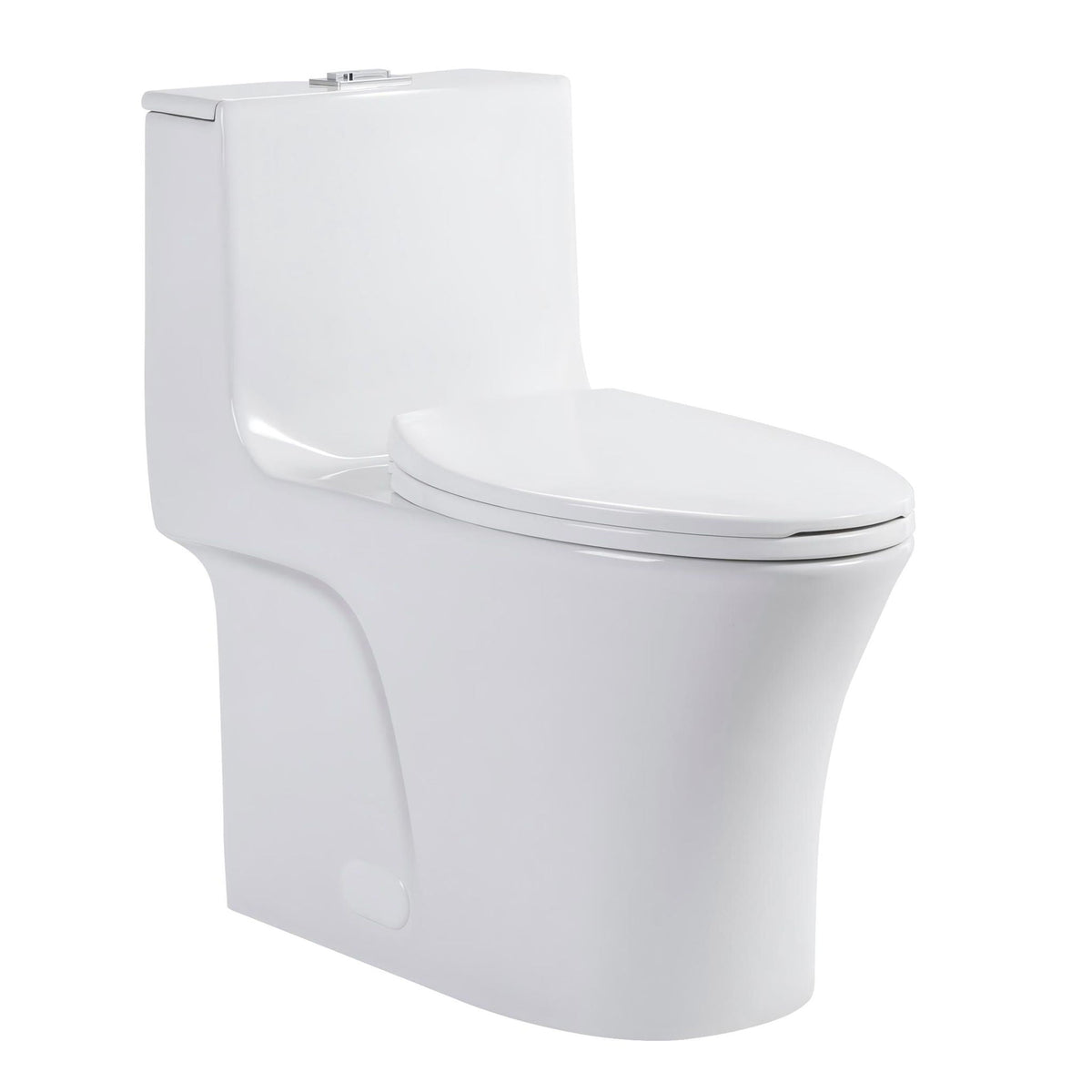 Elegant One Piece Toilet With Tornado Dual Flush