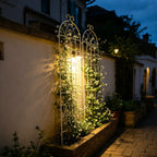 Metal Garden Rustproof Trellis for Climbing Plants – Outdoor Flower Support