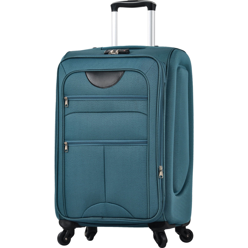 Expandable Softside Luggage 3 Piece Set with Spinner Wheels - Multiple Colors