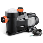 2 HP Above Ground Swimming Pool Pump with Corrosion-Resistant Shell - Black