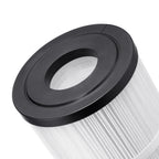 Hot Tub Spa Pool Filter Cartridge 4-Pack with Trilobal Fiber - Black
