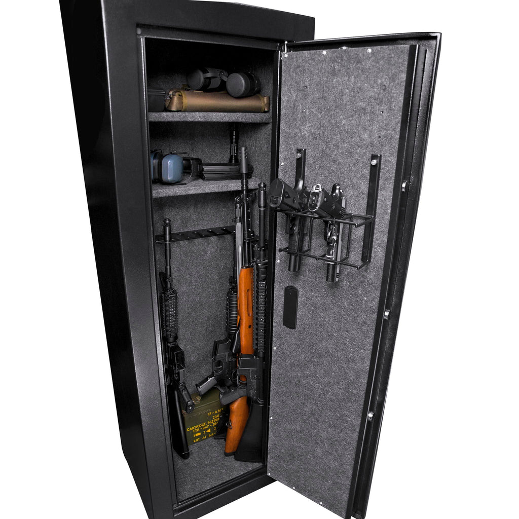9.33 Cubic Ft Tall Biometric Rifle Safe with Quick Access - Black