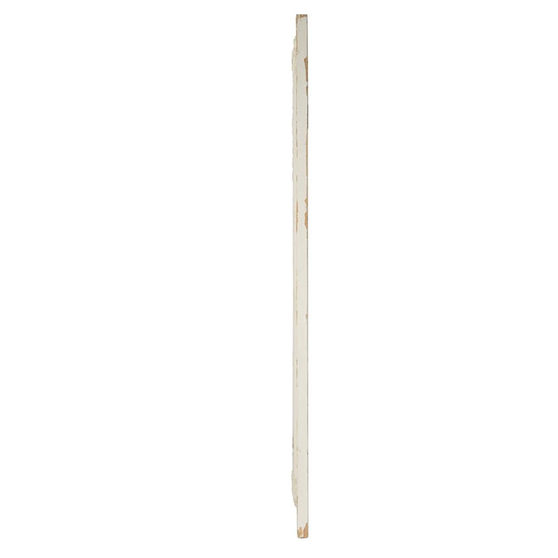 Large Wooden Rectangle Hanging Panels - Set of 3, White