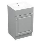 Bathroom Vanity with Sink and Adjustable Shelf - Multiple Colors