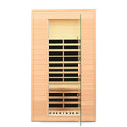 Hemlock Far Infrared Roof Embedded Indoor Sauna Room with LCD Controls - Light Brown