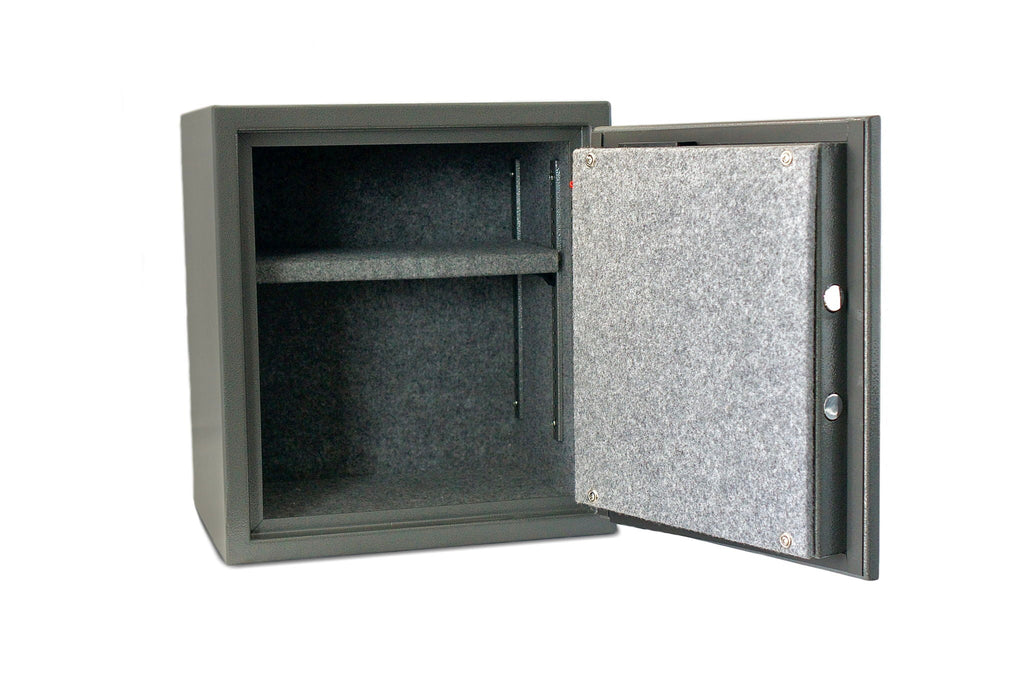 Durable Construction Office Safe with Steel Body - Dark Gray
