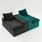 Multifunctional Stationary Sofa with Adjustable Layout - Choice of Color