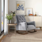 Demetrius Solid Wood Rocking Chair - Multiple Colors
