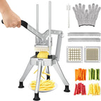 Commercial French Fry Cutter with Replaceable Blades - Aluminum