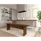 Nomad Dining Bench for 2 Persons with Sturdy Wood Construction - Multiple Colors