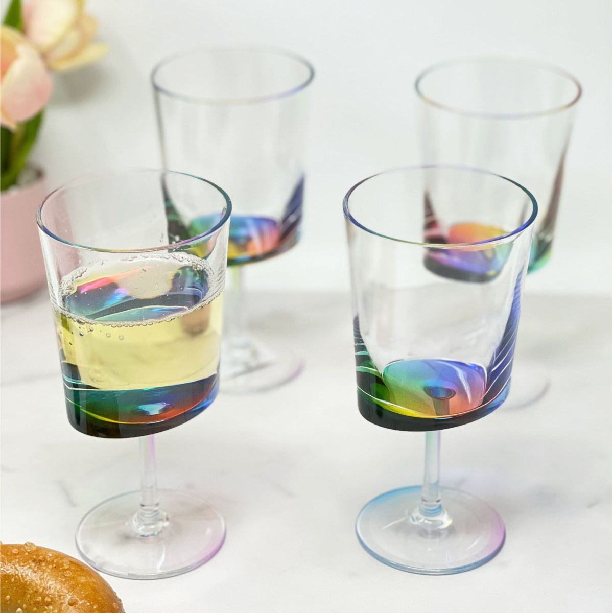 Unbreakable BPA-Free Acrylic Wine Glasses (Set of 4) - Clear
