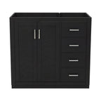 Retro Style Bathroom Vanity with Soft Closing Doors - Multiple Colors