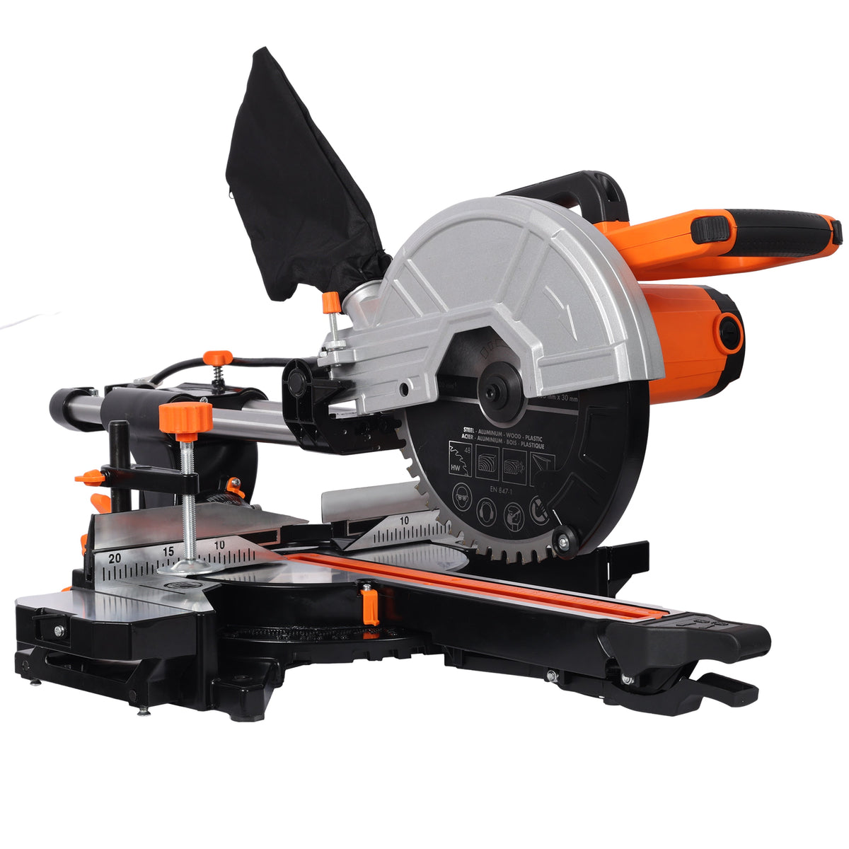 10in Single Bevel Double Speed Sliding Miter Saw with 48T Blade