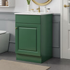 Bathroom Vanity with Sink and Adjustable Shelf - Multiple Colors