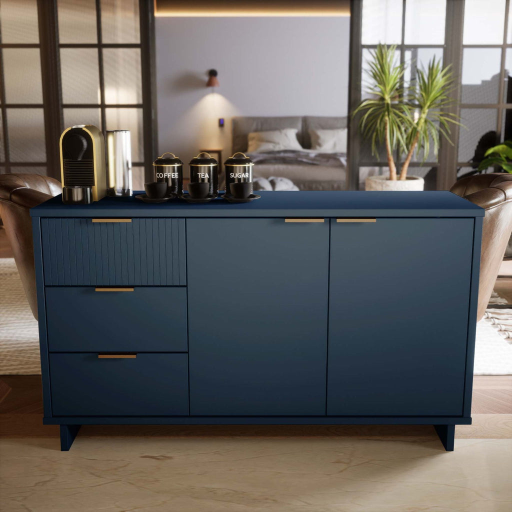 Granville Sideboard with Full Extension Drawers - Multiple Colors