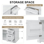 36" Bathroom Vanity with Sink and Soft Close Hinges - Dark Gray or White