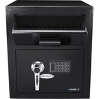 Durable Keypad Depository Safe with Dual PIN Access - Black