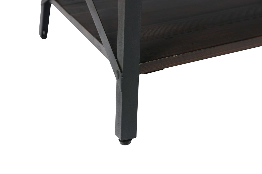 Modern Rustic Style Coffee Table with Spacious Top - Light or Dark Brown