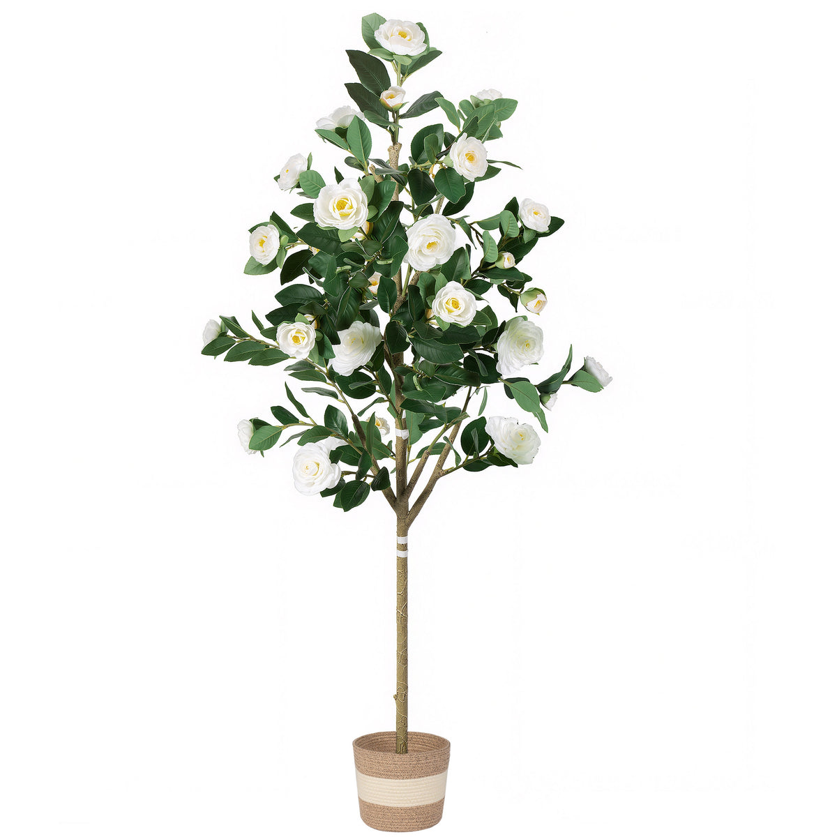 Artificial Camellia Tree - 5FT Faux Indoor Plant