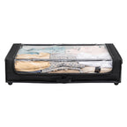 Set of 2 Under-Bed Rolling Storage Containers with Wheels - Polyester