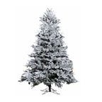7 Ft Snow-Flocked PE/PVC Hybrid Christmas Tree