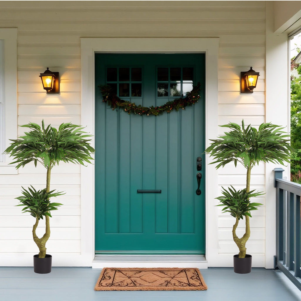 Artificial Dracaena Tree Indoor Faux Plant - 150Cm - Green