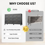 6 Drawer Dresser for Bedroom