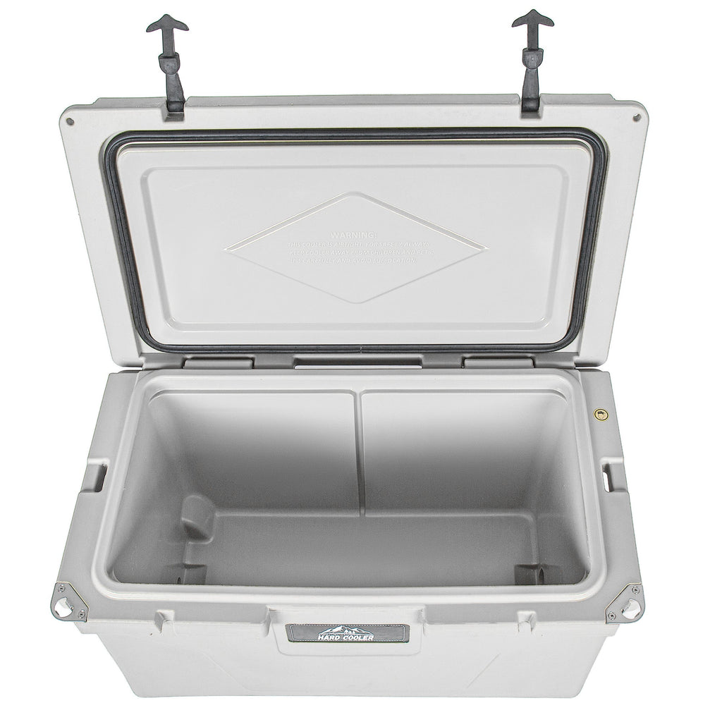 85 Quart Heavy-Duty Cooler with 6–10 Day Ice Retention – White
