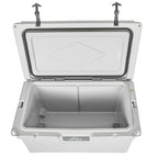 85 Quart Heavy-Duty Cooler with 6–10 Day Ice Retention – White