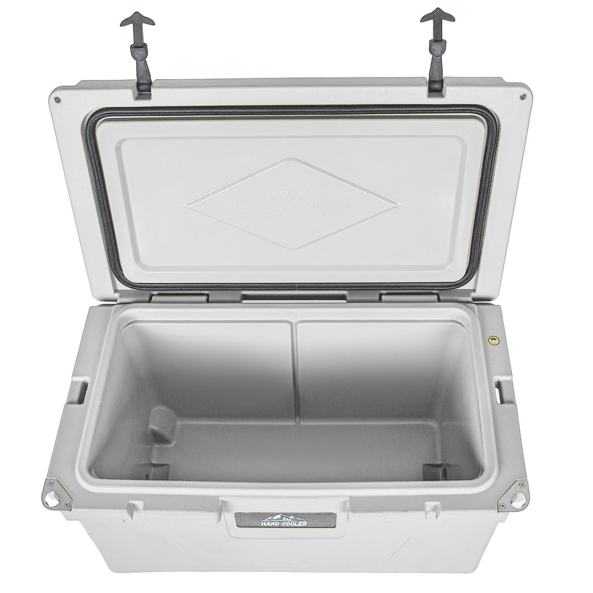 85 Quart Heavy-Duty Cooler with 6–10 Day Ice Retention – White