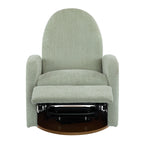 360 Swivel and Glider Recliner Chair with Solid Wood Base - Light