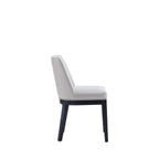 Upholstered Dining Chair Set with Solid Beech Wood Frame - Multiple Colors