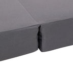 Gray Broadway Ian Chaise Lounge Cushion with Waterproof Fabric - Gray