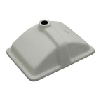 Modern Ceramic Undermount Bathroom Sink with Overflow - White or Black