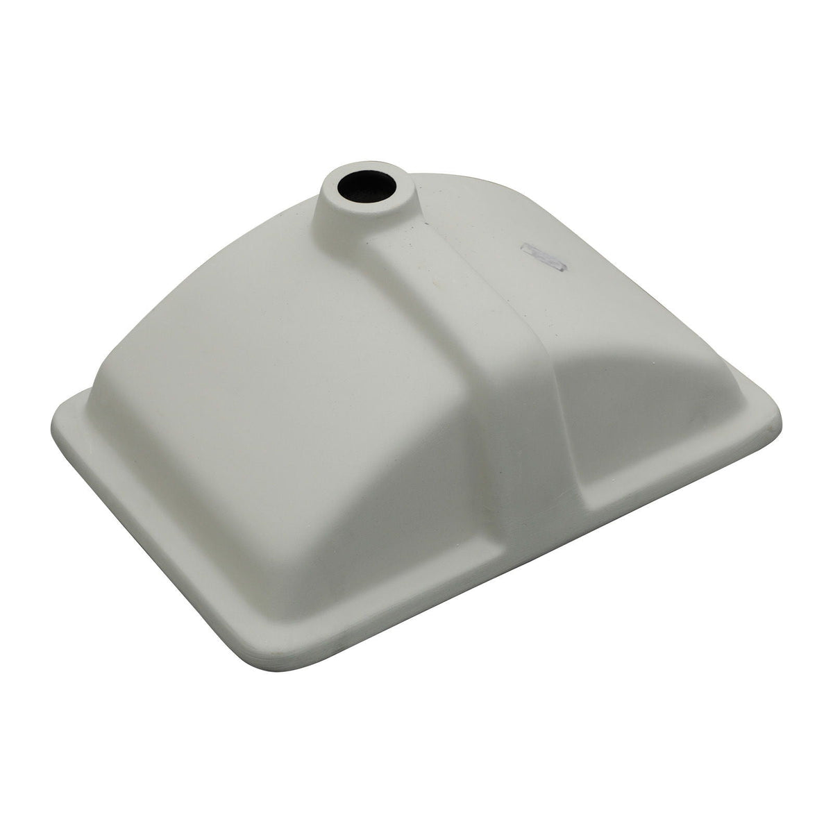 Modern Ceramic Undermount Bathroom Sink with Overflow - White or Black