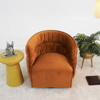 Walden Stylish Swivel Chair with Integrated Armrests - Multiple Colors