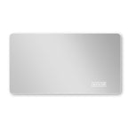 Wall Mounted LED Lighting Mirror with 3-Color Dimmable Light - Silver