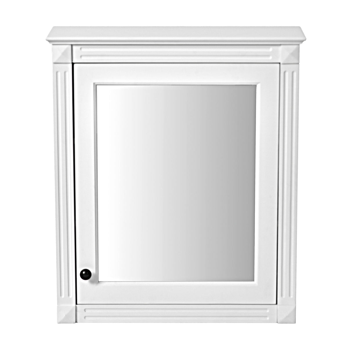 Wall Mounted Medicine Cabinet with Mirror and Adjustable Shelf - Dark Gray, White, Blue